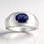 Anello in argento con Iolite del Madagascar (de Melo)