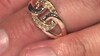 Zilveren ring met I1 Argyle-Rose de France diamanten (Annette)