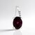 Ciondolo in argento con Rodolite