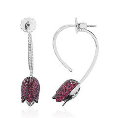 Pendientes en oro con Rubí de Birmania (Estée Collection)