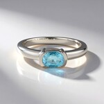 Anello in argento con Zircone Ratanakiri