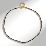 Collier en argent et Diamant champagne