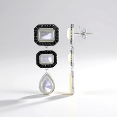 Orecchini in argento con Madreperla