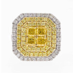 Bague en or et Diamant SI2 jaune (CIRARI)