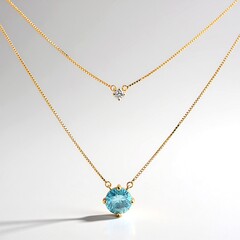 Collana in oro con Zircone Ratanakiri (de Melo Gold)