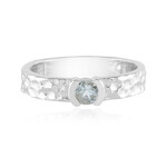 Brasilianischer Aquamarin-Silberring