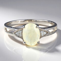Anello in argento con Ortoclasio