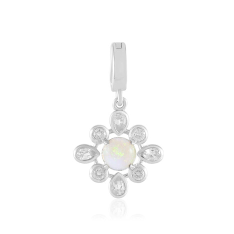 Zilveren hanger met een Australische opaal