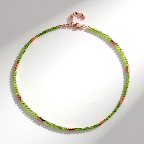 Collana in argento con Peridoto