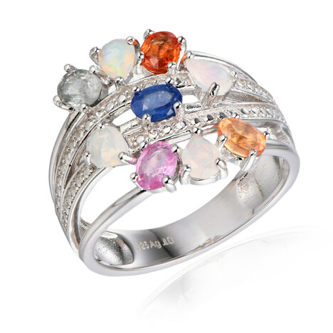 Edelstein-Silberring