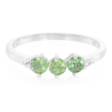 Anello in argento con Apatite Russa