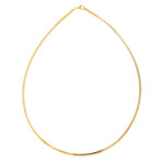 Omega-Silberhalsreif (MONOSONO COLLECTION)