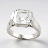 Anello in argento con Danburite