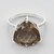 Anello in argento con Quarzo Fumè