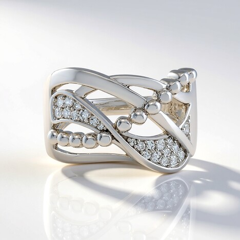 Anello in argento con Zircone (de Melo Essence)