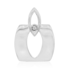 Ciondolo in argento con Diamante I1 (G)