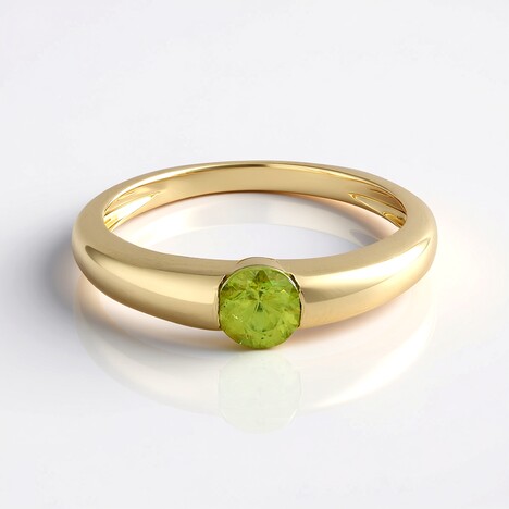 Anello in oro con Sfene