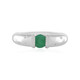Zilveren ring met een Socoto smaragd