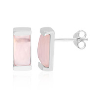 Orecchini in argento con Calcedonio Rosa