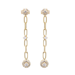 Boucles d'oreilles en or et Diamant SI1 (H) (CIRARI)