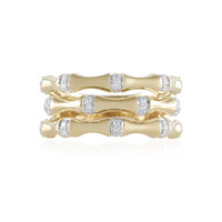 Anello in oro con Diamante SI2 (H) (de Melo)