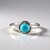Anello in argento con Turchese Sleeping Beauty (Faszination Türkis)