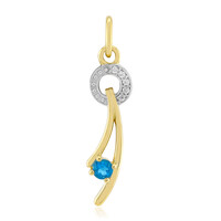 9K Hauynite Gold Pendant