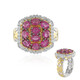 Burmese Ruby Silver Ring (Gems en Vogue)