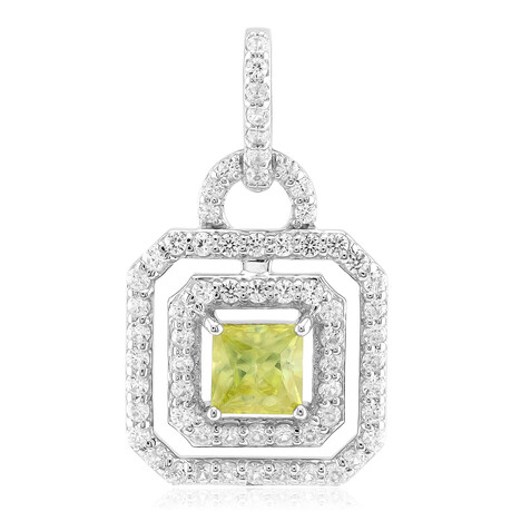 Ciondolo in argento con Sfene