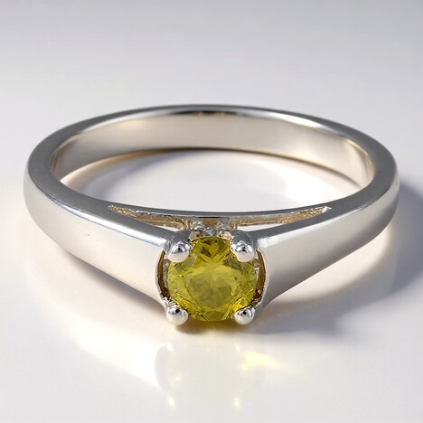 Anello in argento con Tormalina Cuprian