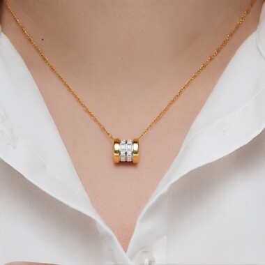 Pendentif en or et Diamant SI1 (G) (Annette)