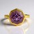 Anello in argento con Ametista (MONOSONO COLLECTION)