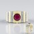 Anello in oro con Rubino del Madagascar (de Melo Gold)