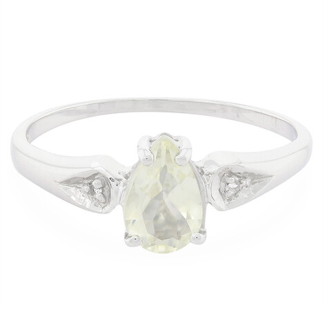 Zilveren ring met een Orthoklaas