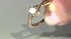 Anillo en oro con Diamante champán I2