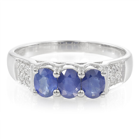 Kanchanaburi Sapphire Silver Ring