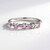 Bague en argent et Saphir rose de Ceylan