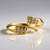 Anello in argento con Diamante Cioccolato I2