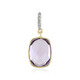 Pendentif en or et Améthyste Rose de France