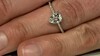 Anillo en plata con Topacio blanco