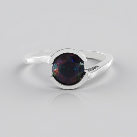 Bague en argent et Opale Mezezo