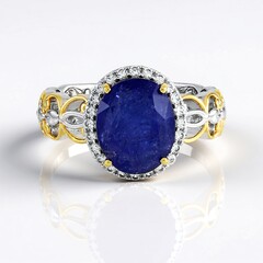 Anello in argento con Tanzanite