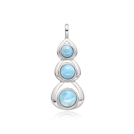 Ciondolo in argento con Larimar