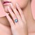 Anillo en plata con Labradorita (de Melo)