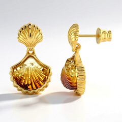 Orecchini in argento con Ambra Sunrise Baltica