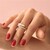 Bague en or et Opale Welo AAA (de Melo Gold)