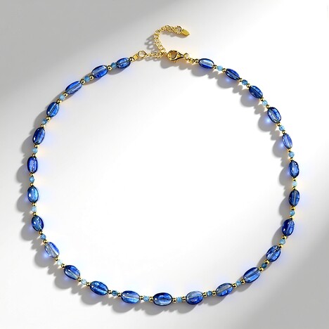 Collana in argento con Acquamarina Brasiliana