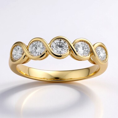 Anillo en oro con Diamante SI2 (H) (CIRARI)