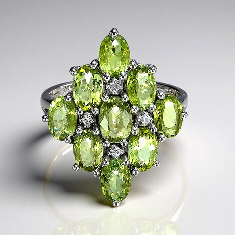 Anello in argento con Tormalina Paraíba