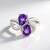 Anello in argento con Ametista del Marocco